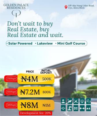 Buy and Build Estate Land with Registered Survey Tittle C of O in View, Strategically Located in a Thriving Business Area in Uyo, Uyo, Akwa Ibom, Residential Land for Sale