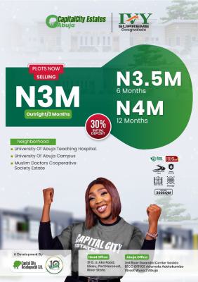 Mor Affordable  Land Deal Strategically Located, Ivy Supreme Estates Gwagwalada Abuja., Gwagwalada, Abuja, Mixed-use Land for Sale