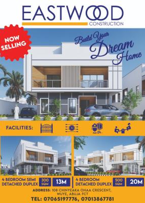 Four Bedroom Duplex and Semi Detached, Idu Industrial, Abuja, Residential Land for Sale
