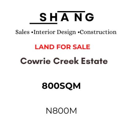 Cowrie Creek Estate 800sqm Land, Cowrie Creek Estate, Ikate, Lekki, Lagos, Land for Sale