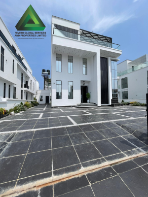 Contemporary 5 Bedroom Fully Detached Duplex + Pool, Gym, Cinema, Bq, Osapa London, Lekki, Lagos, Detached Duplex for Sale