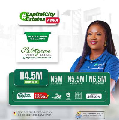 Mixed Use Land, * Palm Grove Unique Estate* Mgbakwu, Awka, Anambra, Mixed-use Land for Sale