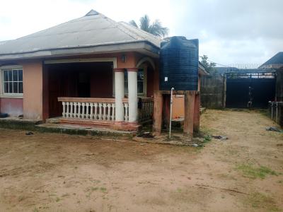 Land Facing The Major Road with a Bungalow, Opobo Junction Ogborhills, Aba, Abia, Land for Sale