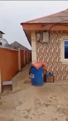 a Well-built 3-bedroom Bungalow with Pop Ceiling on Half Plot., Igbogbo, Ikorodu, Lagos, House for Sale