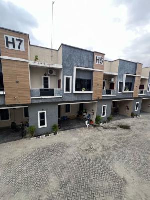 Standard 4 Bedroom Terrace Duplex in a Secured Estate, Orchid Road, Off Second Lekki Toll Gate, Igbo Efon, Lekki, Lagos, Terraced Duplex for Rent