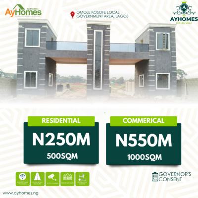 Verified Land with Governors Consent, Ayhomes Luxury Villa Kosofe Local Government Area, Omole Phase 2, Ikeja, Lagos, Mixed-use Land for Sale