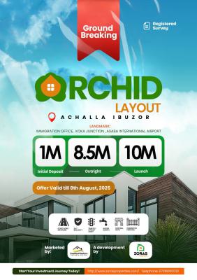 Affordable Land with Registered Survey, Achalla, Ibuzor, Asaba, Delta, Residential Land for Sale