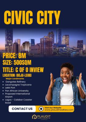 Civic City Preferred Land for Investors and Property Finders, Ilagbo Town, Ibeju Lekki, Lagos, Mixed-use Land for Sale