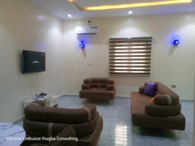 Privately Fully Furnished 1 Bedroom, Light Gold Estate Phase 5, Sabon Lugbe, Lugbe District, Abuja, Mini Flat (room and Parlour) Short Let