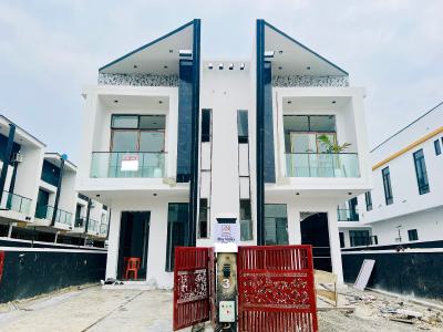Brand New 4 Bedroom Semi Detached Duplex, a Prime and Secure Estate in Ikota Lekki Lagos, Ikota, Lekki, Lagos, Semi-detached Duplex for Sale