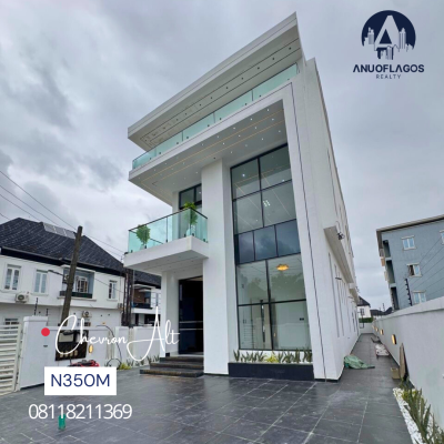 Unique 5 Bedroom Detached Duplex with Bq  and a Pool, Lekki, Lagos, Detached Duplex for Sale