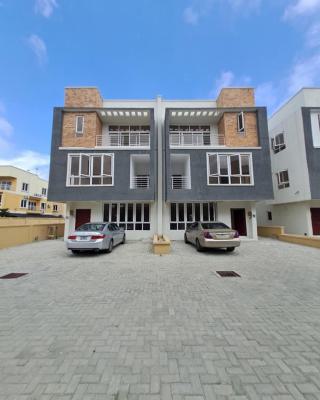Spacious 6 Bedroom Semi Detached Duplex with Bq, Western Foreshore Estate, Osapa, Lekki, Lagos, Semi-detached Duplex for Sale