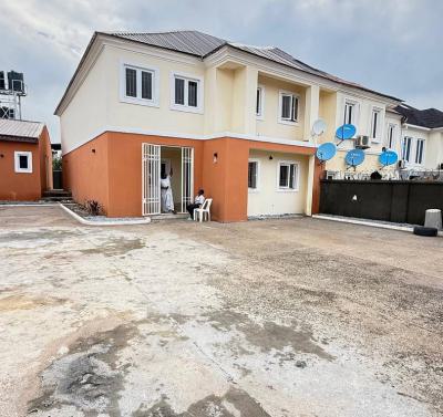 Beautiful Finished 4 Beds Semi Detached Gated Duplex with 2 Beds Bq, Within a Mini Estate, Asokoro District, Abuja, Detached Duplex for Rent