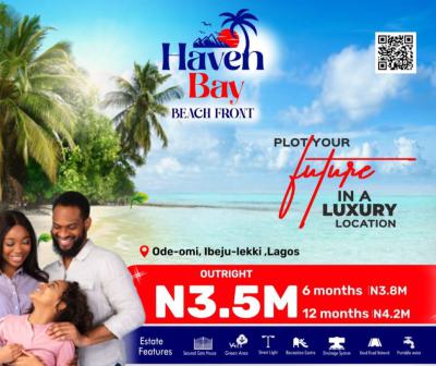 Waterfront Properties with Instant Allocation, Haven Bay Located 1hour Drive From La Campaign Tropicana, Ode Omi, Ibeju Lekki, Lagos, Mixed-use Land for Sale
