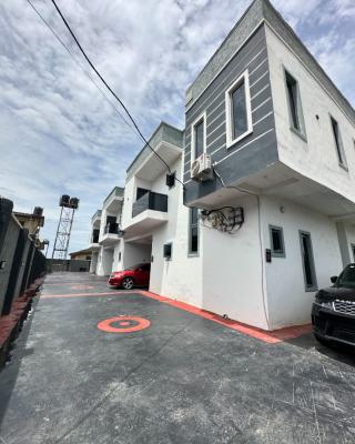 Newly Built 4 Bedroom Terrace Duplex in a Serene Neighbourhood, Ogba, Ikeja, Lagos, Terraced Duplex for Sale