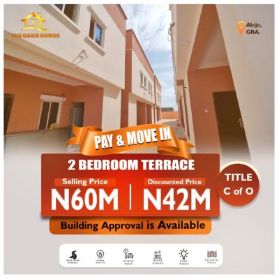 Pay and Move in  2 Bedroom Terrance Duplex, Oasis Court Iv, Abijo, Lekki, Lagos, Terraced Duplex for Sale
