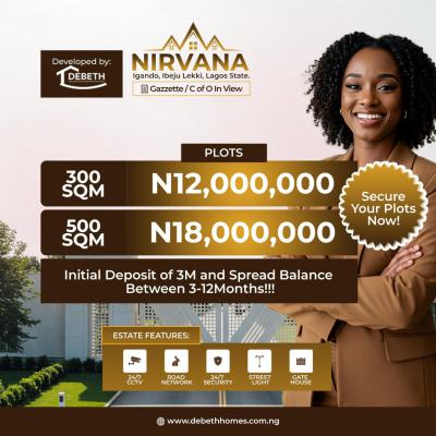 Nirvana, Nirvana Estate, Ibeju Lekki, Lagos, Residential Land for Sale