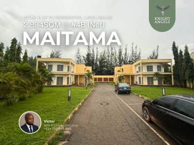 Prime 2,894 Sqm Residential Land, Maitama District, Abuja, Residential Land for Sale