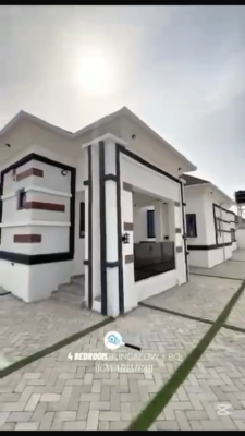 Contemporary 4 Bedroom Bungalow, Gwarinpa, Abuja, Detached Bungalow for Sale