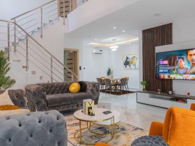 3 Bedrooms Terrace Duplex with Pool, Ikoyi, Lagos, Terraced Duplex Short Let