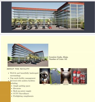 Luxury Office Space / Shops Off Plan, Gudu, Abuja, Commercial Property for Sale