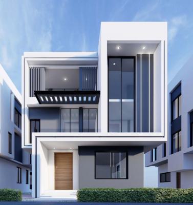 Luxury 5 Bedroom Fully Detached Duplex  with 2 Bqs & a Pool, Lekki Phase 1, Lekki, Lagos, Detached Duplex for Sale