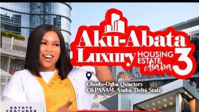Aku-abata Estate 3 Asaba -- N60m per Plot with C of O + Free Docs, Aku-abata Luxury Housing - Obodo-ogba Quarters, Okpanam, Asaba, Delta, Mixed-use Land for Sale