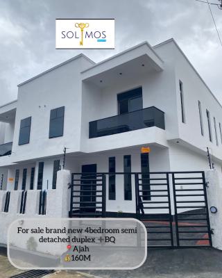 Brand New 4bedroom Semi Detached Bq, Ado Road, Ajah, Lagos, Semi-detached Duplex for Sale