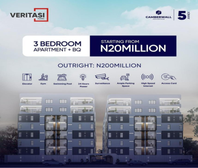 Camberwell Advantage 5 Annex,, Off Freedom Way Ikate, Lekki Phase 1, Lekki, Lagos, House for Sale