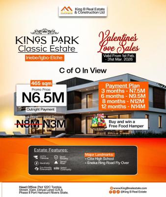 Land, Iriebe, Port Harcourt, Rivers, Residential Land for Sale