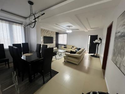 Clean 3 Bedroom Furnished Apartment on 4 Floor with Gym and Pool, Victoria Island (vi), Lagos, Flat / Apartment for Rent