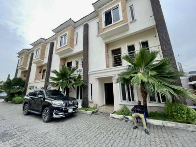 Distress Deal! Exquisite 4 Bedroom Terrace Duple  with Bq, Osapa, Lekki, Lagos, Terraced Duplex for Sale