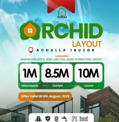 Affordable and Verified Dry Land, Orchid Layout Located 20min Drive From Koka Junction Achalla Ibusa, Asaba, Delta, Mixed-use Land for Sale