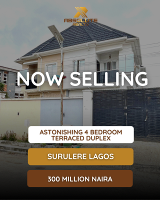 Well Finished 4 Bedroom Detached Duplex, Surulere, Surulere, Lagos, Detached Duplex for Sale