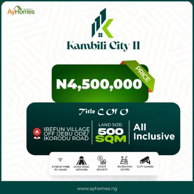 Affordable C of O Land at a Strategic Location, Ibefun Village, Off Ijebu Ode/ikorodu Road, Ikorodu, Lagos, Residential Land for Sale