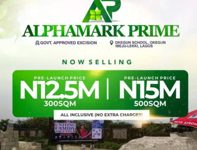 Affordable and Verified Dry Land, Alpha Prime, Ibeju Lekki, Lagos, Mixed-use Land for Sale