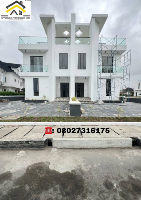 Magnificent 5 Bedroom Duplex with Bq, Swimming Pool, Ikate, Lekki, Lagos, Detached Duplex for Sale