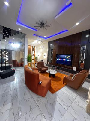 Nicely Furnished 4 Bedroom Terrace Duplex with Pool, Gym & Bq, Ikate, Lekki, Lagos, Terraced Duplex for Rent