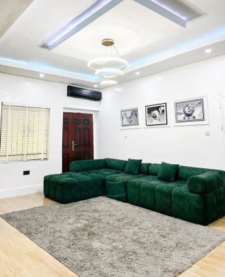 Luxury 3 Bedroom Apartment with Snooker Board and Pool, Ikate, Lekki, Lagos, Flat / Apartment Short Let