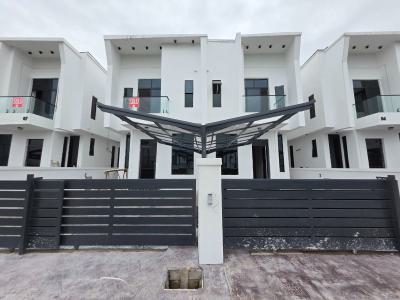 Elegant 4 Bedroom Semi-detached Duplex, By Chevron Tollgate, Lekki, Lagos, Semi-detached Duplex for Sale