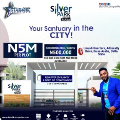 Luxury Redefined, Silverpark Estate, Ibusa, Asaba, Delta, Residential Land for Sale