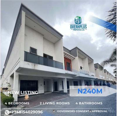 Luxury 4 Bedroom Terrace Duplex with Pool, Gym & Bq, Ologolo, Lekki, Lagos, Terraced Duplex for Sale