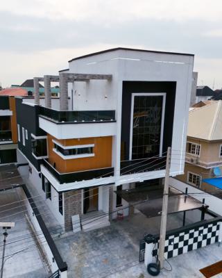 Six 6 Bedroom Detached Duplex with Pent and a Bq, Chevron, Lekki, Lagos, Detached Duplex for Sale