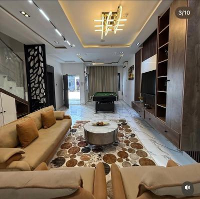Brand New 4 Bedroom Serviced & Furnished Duplex,pool, Gym, Tarred Road, Serene Neighborhood, Katampe (main), Katampe, Abuja, Terraced Duplex for Rent