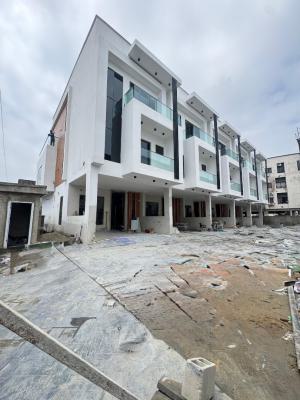Contemporary 4 Bedroom Terrace Duplex with Bq in a Appreciating Axis, Osapa, Lekki, Lagos, Terraced Duplex for Sale