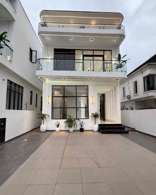 Newly Built 5bedroom Fully Detached House with Pool, Chevron Axis, Lekki, Lagos, Detached Duplex for Sale