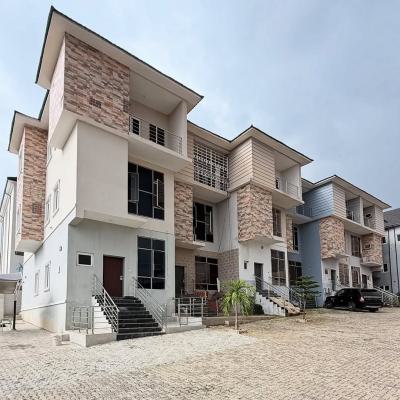 4 Bedroom Terrace Duplex with Bq in Cool Location, Guzape District, Abuja, Terraced Duplex for Rent