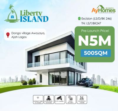 Estate Land with Excision, Liberty Island Estate, Dongo Village, Awoyaya, Ibeju Lekki, Lagos, Residential Land for Sale