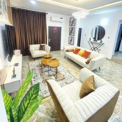 Cozy 2 Bedroom Apartment in a Serene Environment, Ken Nnamani Crescent, Wuye, Abuja, Flat / Apartment Short Let