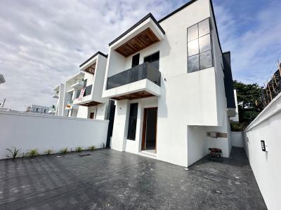 Vibrant 4 Bedroom Semi-detached Duplex with Bq, Chevron Tollgate, Lekki, Lagos, Semi-detached Duplex for Sale